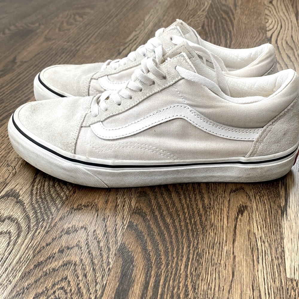 Vans Off The Wall Sneakers Womens Size 8.5 Grey Shoes